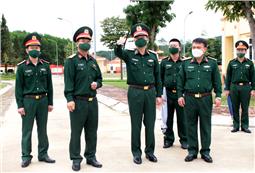 Chính ủy Quân khu kiểm tra Ban CHQS huyện Đồng Hỷ